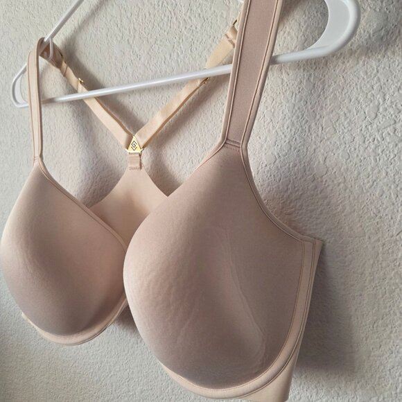 Thirdlove US Womens 38E 24/7 Perfect Coverage Racerback Bra Nude Ivory Comfort - Picture 2 of 6